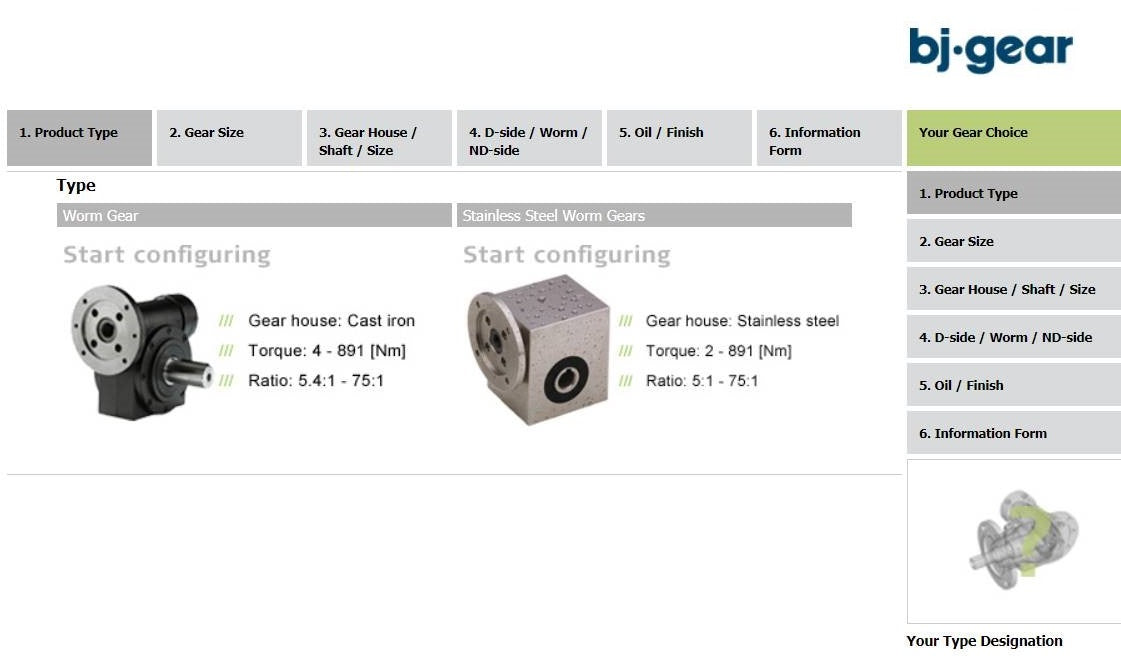 Worm Gearbox Calculator